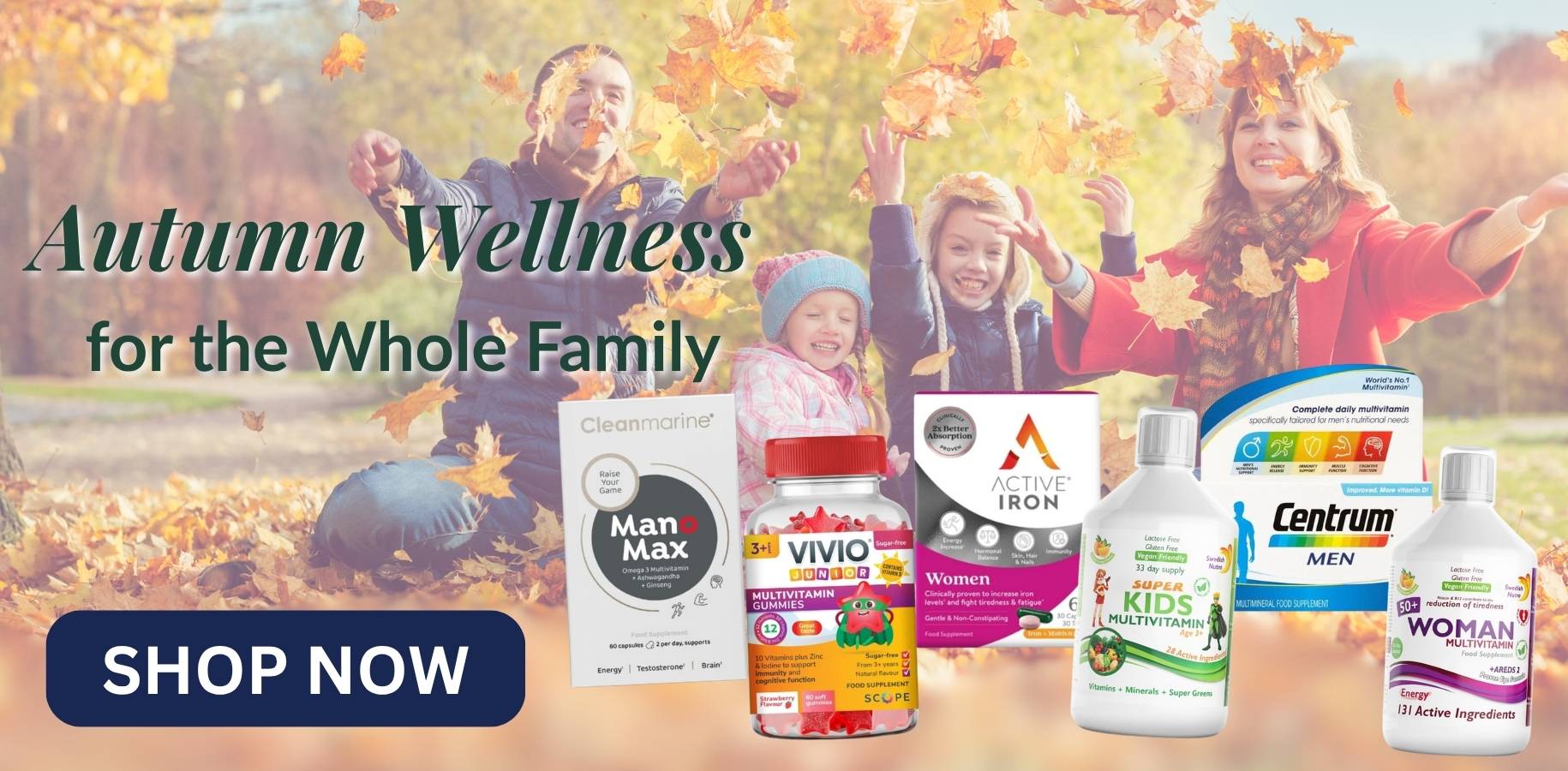 Autumn Vitamins for the whole family